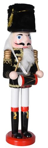 Palazzo lup204 - Schiaccianoci vintage, in legno, 31 cm