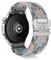 RoYiio Bracelet Nylon 22mm pour Xiaomi Watch S4 Band Redmi Watch 5 Active/Lite Respirant Doux Confort Bracelet de Montre pour Huawei GT 5 Pro 46mm /Garmin Venu 3 /Forerunner 265 - X Rose Bleu Gris