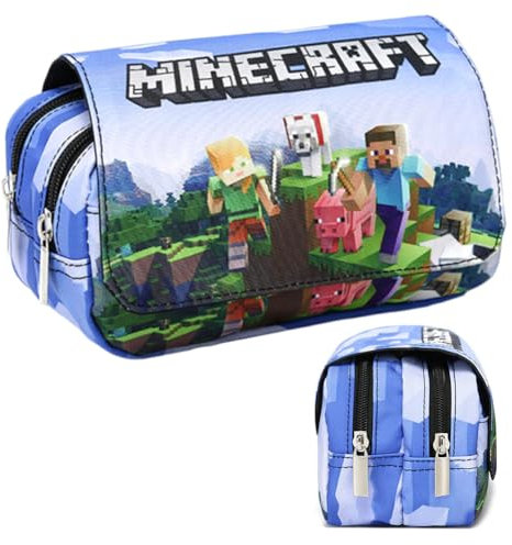 IFHDO Federmäppchen, Mäppchen, Federmäppchen 3D-Druck Anime Federmäppchen Leinwand Mäppchen Große Kapazität Bleistift Tasche Stiftbeutel Studenten Schreibwaren