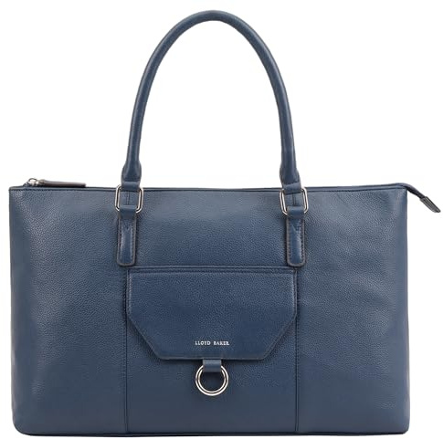 Lloyd Baker London – DARIAH Leather Tote Bag: Women's Classic and Modern Design in 100% Genuine Full Grain Leather with a Full Zip Closure