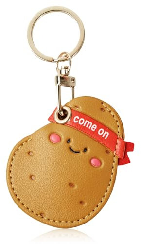 Nivofu Niedlicher Schlüsselanhänger, Cartoon Schlüsselbund, Obst Schlüsselringe, Niedliche Anhänger, Kartoffel Leder Schlüsselkette, Schlüsselanhänger Auto, Schlüsselring, Lederetui für Zugangskarte