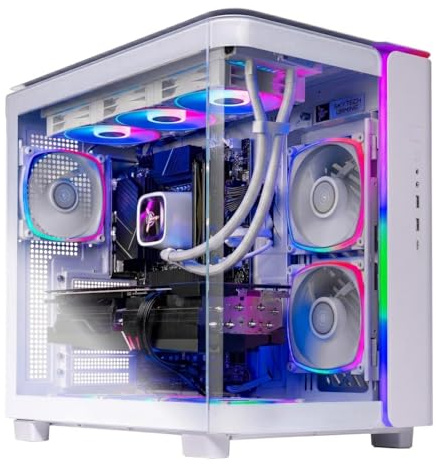 Skytech King 95 Gaming PC Desktop, Intel i7 14700F 2.1 GHz (5.3GHz Turbo Boost), NVIDIA RTX 5070 12GB GDDR7, 1TB Gen4 SSD, 32GB DDR5 RAM 6000 RGB, 850W Gold PSU, 360mm ARGB AIO, Wi-Fi, Win 11Home Home