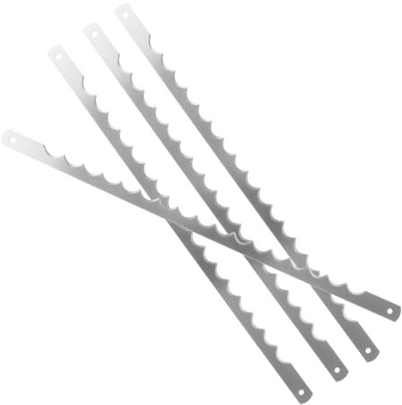 NOLITOY 4 Stück Schneidklingen Für Kuchenbäcker Brotsäge Maschine Bäcker Toast Gezackter Schnitt Brotschneider Aufschnittmaschinen Sauerteigschneider Brotmesser Sauerteig
