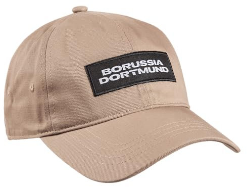 Borussia Dortmund Herren Terra Cap Baseballkappe, Schwarz, Einheitsgröße