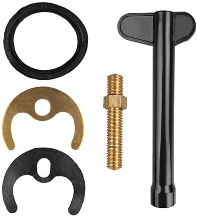Monobloc Tap Fixing Kit - ShiningUU 5-Pack Single Hole Horseshoe Fastening Kit for Basin & Sink Mixer Taps, Hot/Cold Water Faucet Fixing Nut Accessories (Bathroom & Kitchen)