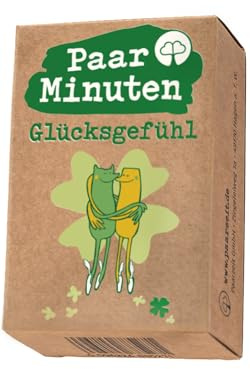 53 spielerische Gesprächsimpulse für Paare – PaarMinuten Glücksgefühl – Geschenk für Frauen, Männer und Eltern, Fragespiel und Gesprächsstoff für gemeinsame Zeit zwischendurch ... GLÜCKSGEFÜHL