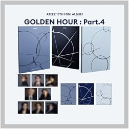 ATEEZ GOLDEN HOUR: Part.4 Mini-Album mit Tracking versiegeltem ATZ (3 Versionsset: 1Standard + 1Digipack + 1POCA)