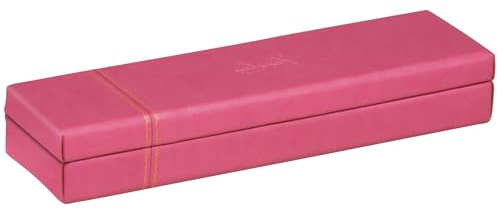 Rhodia 319782C Stiftebox 21x5,5x3cm Kunstleder Himbeerrot