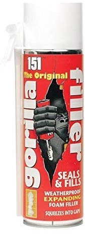 3 x GORILLA FILLER WEATHERPROOF EXPANDING FOAM FILLER
