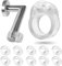 Türklinkenpuffer, 10 Pack, transparent, Ø 18 mm Öffnung, für runde und eckige Fenster- und Türklinken, Türklinken Schutz gegen Schrammen an Wand und Griff, Wand Anschlagpuffer, Elastikpuffer Türgriff