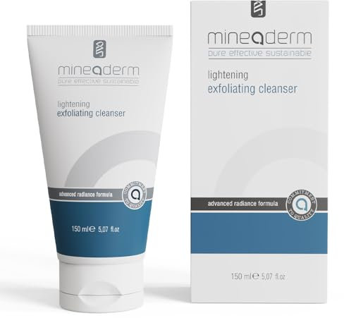 Mineaderm Sanftes Gesichtspeeling mit Pflanzenextrakten – Exfolierender Cleanser für einen strahlenden, ebenmäßigen Teint – Mit Grüner Tee & Süßholzwurzel – Feuchtigkeitsspendend & Porenverfeinernd