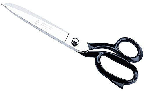 Alpen Schneiderschere, vernickelt, Halm und Auge lackiert, asymmetrische Form, 26.0 cm