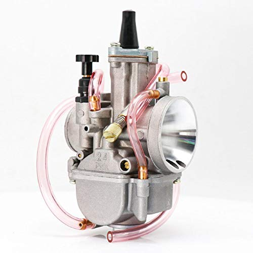 LIQIANG Compatibile per Universale PWK 21 24 26 28 30 32 34 2T 4T Moto Carburatore Con Power Jet Per Per Mikuni Koso Per ATV (Colore: 24mm)