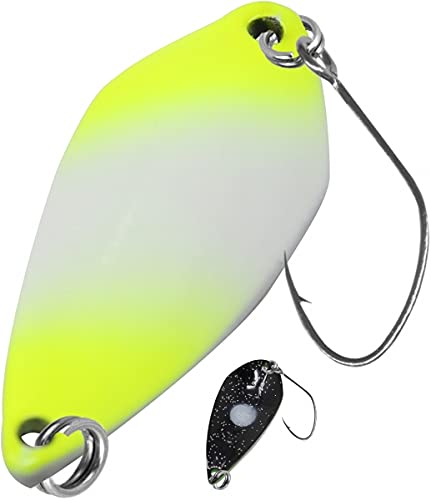 FTM Spoon Tremo 2,3gr. neon gelb lumi/schwarz m. Glitter lumi