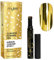 Mylee Air Cushion Chrome Powder Pen - Gold Holographic Nail Powder Decoration, Shiny Metallic Mirror Effect - Long Lasting, DIY Nail Art, Manicure Tool