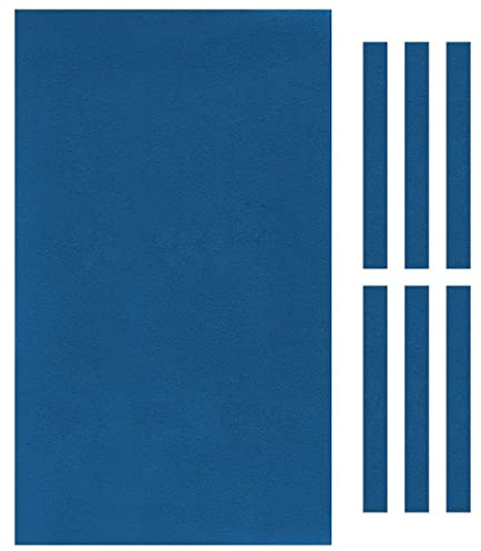 PolyMath Professional Pool Table Felt fits 7/8/9 Foot Standard Tables, Billardtisch Snooker Pool Table Cloth Accessories with Cushion Stripes, 3 Colours for Choice