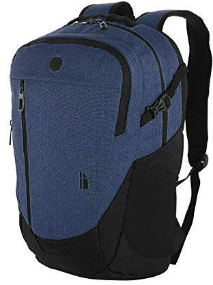 Von Cronshagen Rucksack Pelle | Freizeitrucksack aus stabilem Polyester | Daypack für Damen und Herren | mit Laptopfach passend für Notebooks bis 15 Zoll (dunkelblau)