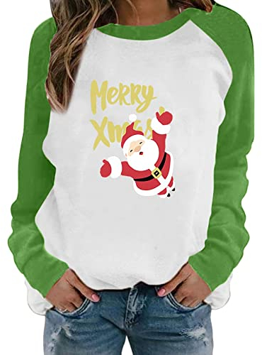 Weihnachtspullover Kinder MäDchen Adventskalender 2022 Pullover Weihnachtspullover Bequem Tops 3D Drucken Weihnachtspulli Frühling und Herbst Pulli Große Größen Sweatshirt Longshirt Sweater