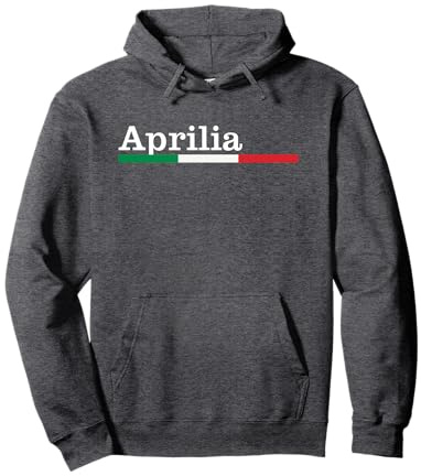 Aprilia Città Italiana Bandiera Italia Maglietta Pullover Hoodie