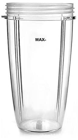 DDSHUN 32oz Juicer Cups Large Cups Clear Blender Cups Compatible for Nutribullet Replacement Parts 600W/900w Blender Juicer Accessories for Nutribullet Bullet(18OZ / 24OZ / 32OZ)