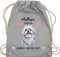 Turnbeutel Rucksack - Hunde - Malteser - Geschenk Hundebesitzern - Unisize - Hellgrau - personalisierte geschenke hundebesitzer hund name tasche taschen hundemotiv hunden personalisierter