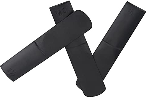Altsaxophon-Blätter, Altsaxophon-Blätter, Schwarzes Harz, 3 Stück, Kunststoff, Altsaxophon-Mundstück-Blätter, 2,5 Teile, Reparatur-Blatt-Zubehör, Schwarz