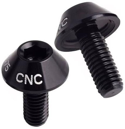 Tyenaza Vis De Porte-bidon De Vélo, Vis De Support De Porte-bidon en Alliage D'aluminium M5x12 pour Vélos De Montagne De Route