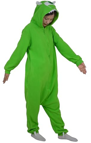 LorranTree Onesie Kostüm Jumpsuit Monsters Karneval Costume Damen Herren Erwachsene Relaxo Pyjama Tier Monokular Weihnachten Halloween Schlafanzug SY-DanYG XL