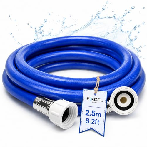 Tubo universale per lavatrice, tubo di alimentazione per lavastoviglie e acqua fredda, tubo di ingresso universale per lavatrici (2,5 metri)