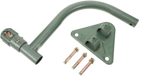 CRILSTYLEO 1set Supporto Per Ventilatore Da Parete Staffa Metallo Curvata Per Ventilatori Industriali Montaggio Sicuro e Stabile Per Uso Domestico e Commerciale