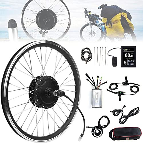 Kit Bici elettrica, Kit Bicicletta elettrica 36V 250W/350W/500W Ruota Anteriore Kit di conversione Bici elettrica Motore con mozzo Cambio Senza spazzole 20 24 26 27,5 28 29 7