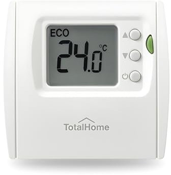 Honeywell Home Programmable Room Thermostat Replacement with Eco Button for Energy Saving and Intelligent Heating Control