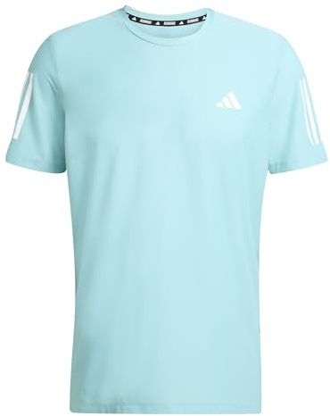 adidas Herren Own the Run Tee, Mint Ton, XXL