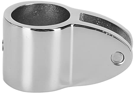 Bognajin Bimini-Oberbackenschieber, Bootsschiebehülsen, verschleißfest, Edelstahlmaterial, hochglanzpoliert, Φ22 mm/Φ25 mm Durchgangsloch, 8 mm Öffnungsbreite, für Yacht-Sonnenschutz (25mm)