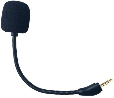 SPTSSWET Ersatz Mikrofon Kompatibel mit Logitech HyperX Cloud III/Cloud 3 Wired Wireless Gaming Kopfhörer für PC Xbox One PS4 PS5 Rauschunterdrückung, Abnehmbares 3,5 mm Jack 6,2 inch