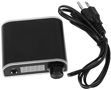 Ipetboom 1Stk Tattoo-Monitor Dekoration Sanduhr Schutzhülle für die Uhr matte Uhr Timer Sinn portable power LED display power supply zubehör Shader-Stromversorgung Maschinensatz Abs Black