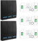 Interruttore senza fili della luce, interruttore wifi, interruttore smart, interruttore alexa, 433Mhz 220V interruttore wireless, Interruttori luci da parete Portata 100 m, Controllo Vocale/Timer - D
