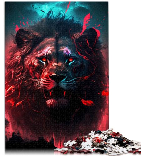 Adults Puzzles 2000 Piece Jigsaws Lion King Brain Teaser For is ideal as a gift for the whole family 27.56 in x39.37 in Suitable for and teens 14+