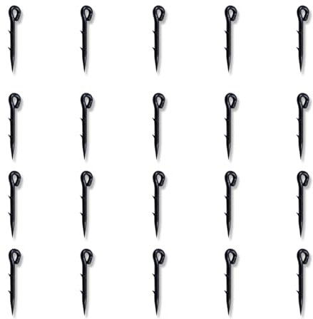 ZANGWAGRU 20pcs Angelhaken Metallköder Spikes Für Köder Metallköder Spikes Karpfen Angelhaken Köder Stings Stings Stifte Stift Spikes