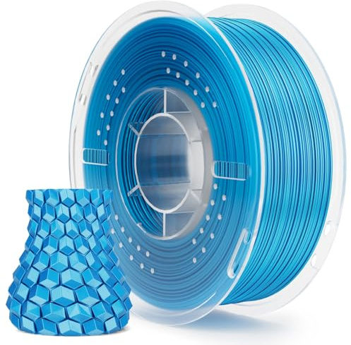 ELEGOO Silk PLA Filament 1.75mm Himmelblau 1kg | Glänzendes Metallic 3D Drucker Filament Mit Hoher Maßhaltigkeit, 1KG Spule Für Die Meisten 3D Drucker
