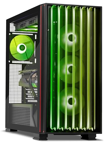 YEYIAN PC Gamer Mirage X | Intel Core i7-14700F 20 Cores up to 5.4GHz | NVIDIA GeForce RTX 5070 12GB GDDR7 | 32GB DDR5 6000MHz | SSD 1TB NVMe Gen4 | Win 11 Pro
