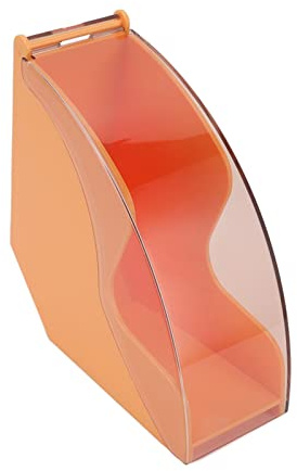 Mtlavishness Premium Green Coffee Storage Box with Cover Holder Stand for Home Kitchen Counter Coffee Office Holds 100 Conical Fan Shaped (Yellow)