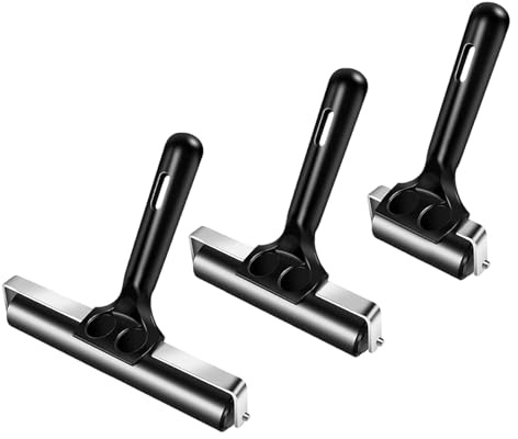 GREATRICH 3er-Set Linoldruck Set Walze, Gummiwalzen für Linolschnitt Werkzeug und Druck, Brayer Roller in 3 Größen (6, 10, 15 cm), ideal für Stempeln und Kunsthandwerk als Andrückrolle