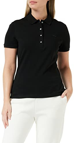 Lacoste Damen PF5462 Poloshirt, Black, 40