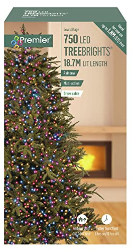 Premier 750 Rainbow Led Indoor And Outdoor Multi-action Treebrights With Timer