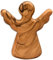 Kassis Geschenkartikel Olivenholz-Schutzengel - Handgefertigte Engel-Figur aus Bethlehem - Schutzengel-Glücksbringer - (ohne Gravur) - (10er Pack)
