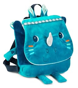 Lilliputiens Soft Backpack, 34 x 4 x 40 cm, Marius, 6 months+, bleu, 34 x 4 x 40 cm, Décontracté, bleu, 34 x 4 x 40 cm, Décontracté