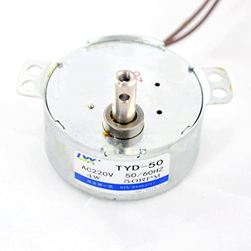 LICHIFIT CW/CCW TYD50 AC 220V-240V 50 tr/min 4W 50/60Hz arbre Dia ventilateur moteur synchrone pour faire pivoter la boîte à lumière