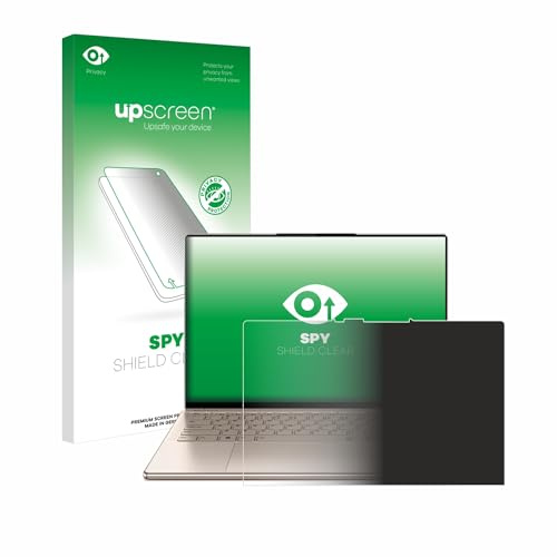 upscreen Blickschutzfolie für Lenovo Yoga Slim 9 14 | 16:10 Anti-Spy Displayschutz Made in Germany Privacy Screen Protector Sichtschutz Blaulichtfilter Klare Folie
