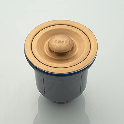 EKAYG Abtropfgestell aus gebürstetem Gold, rostfreier Stahl, Küchenzubehör, Ersatz-Abtropfgestell für Gemüse (Roségold)